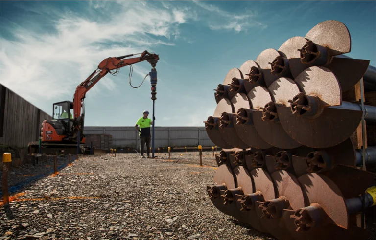 Home 2 install screw piles