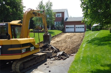 home excavation driveways